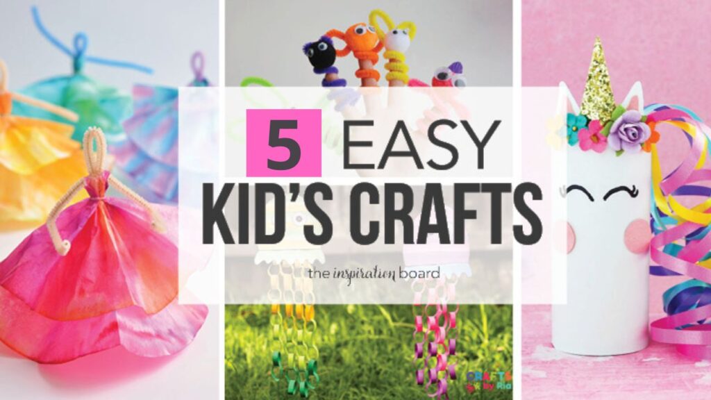 5 fun and easy diy crafts for kids to try at home