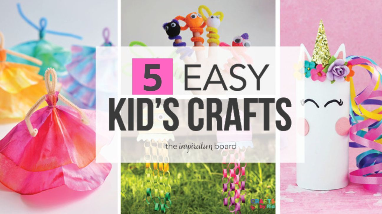 5 fun and easy diy crafts for kids to try at home